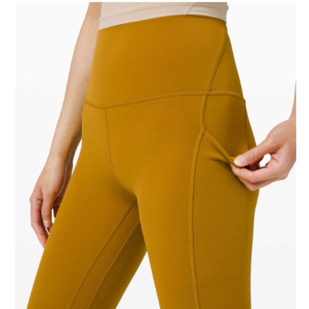 Lululemon Align High-Rise Pant with Pockets 25" – Gold Spice – Women’s size 4